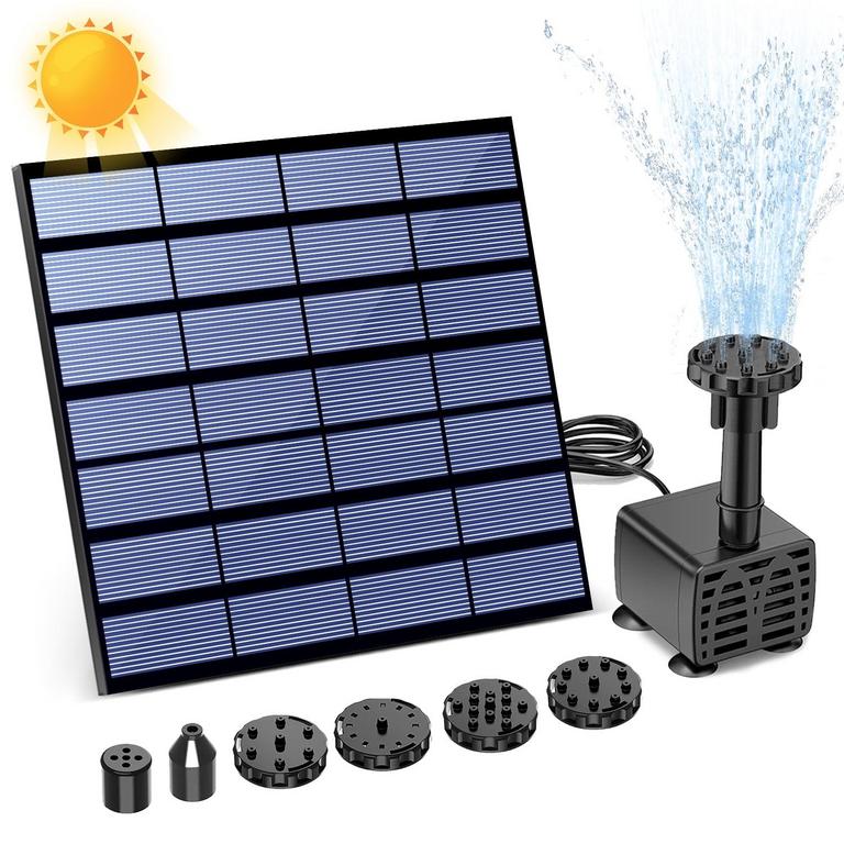 2 POSRUE SOLAR FOUNTAIN PUMPS