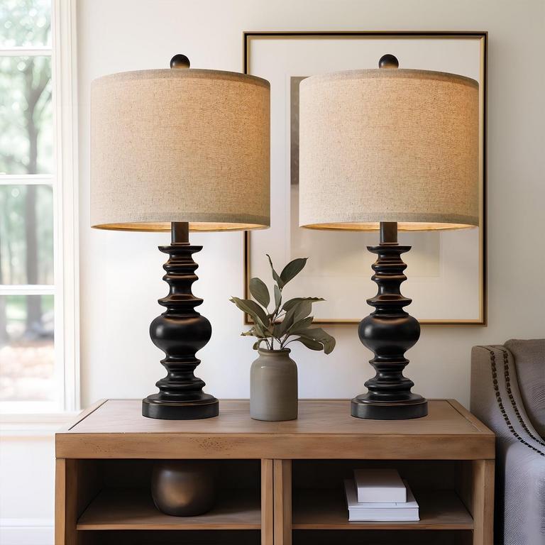 ONEACH 20IN RETRO TABLE LAMPS
