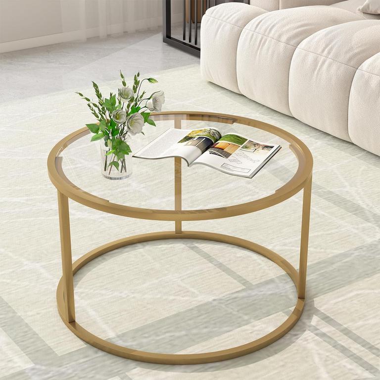 EASY PAWS ROUND COFFEE TABLE