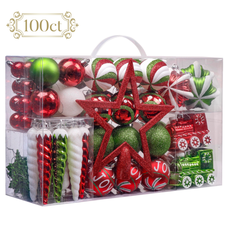 VALERY MADELYN XMAS ORNAMENTS 100CT