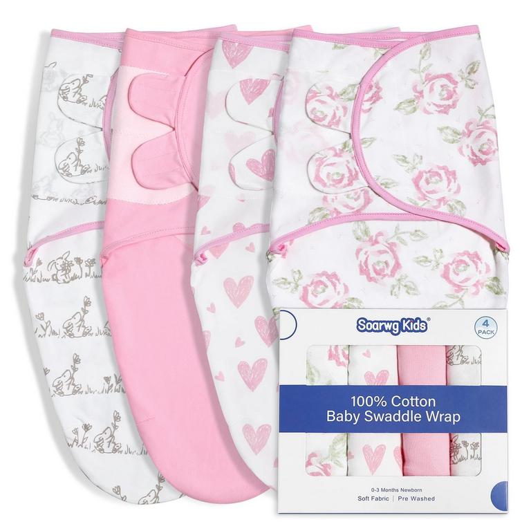 GLLQUEN BABY SWADDLE 4PK