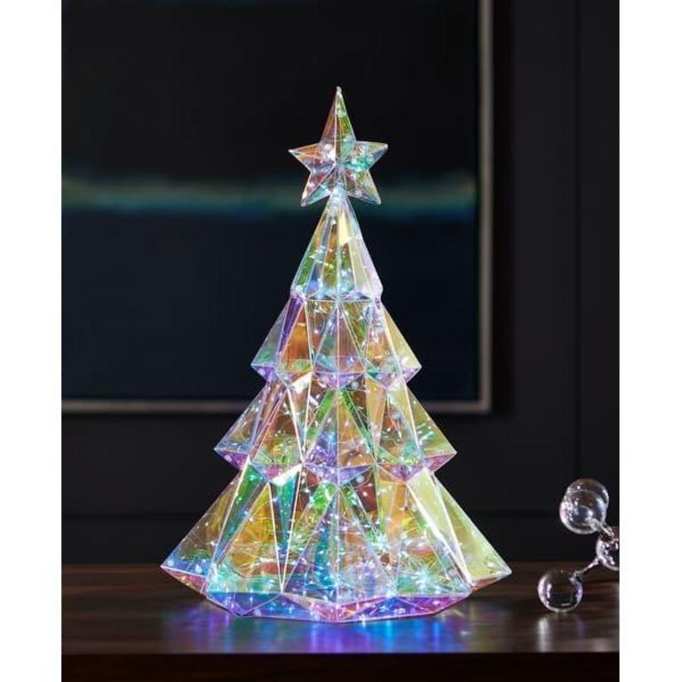 SEASONAL LLC 19IN IRIDESCENT TREE