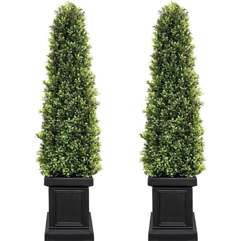 COLORSPEC 3.5FT FAUX TOPIARY 2PK