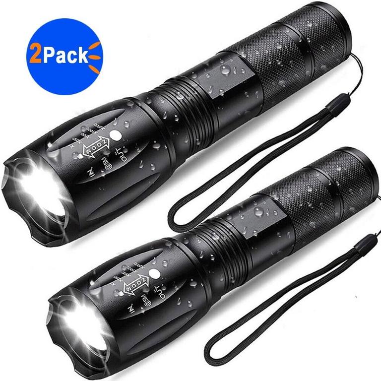CAMKEY LED TACTICAL FLASHLIGHT 2PK