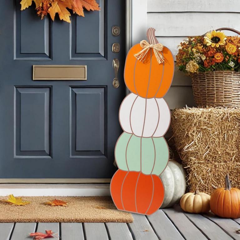 BUTTOOLS 42IN WOODEN PUMPKIN SIGN 