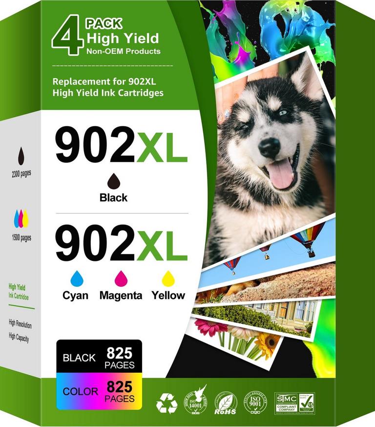 AUMOK 902XL INK CARTRIDGES 4PC