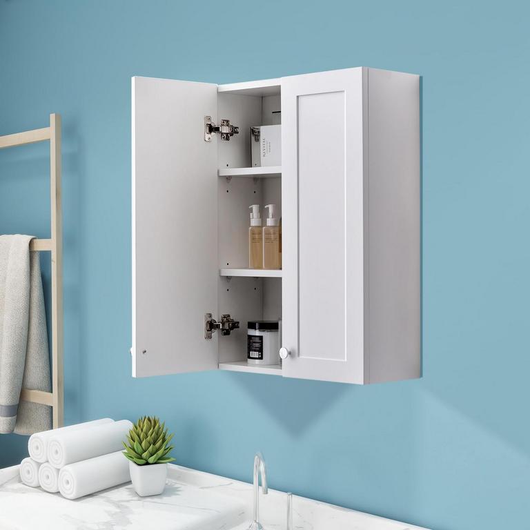 VANIRROR WHITE WALL CABINET