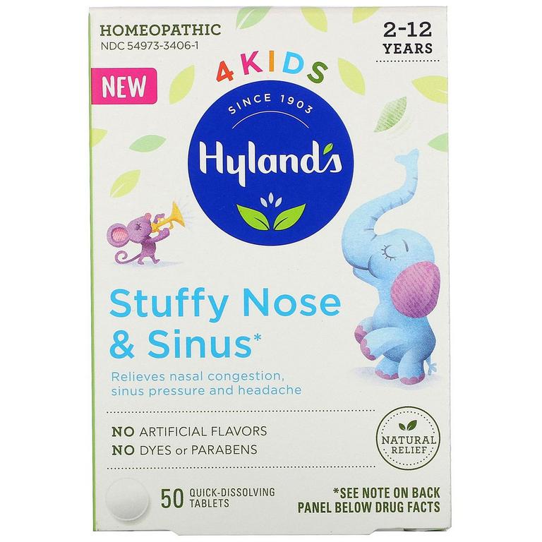 HYLANDS KIDS SINUS TABLETS 50PK