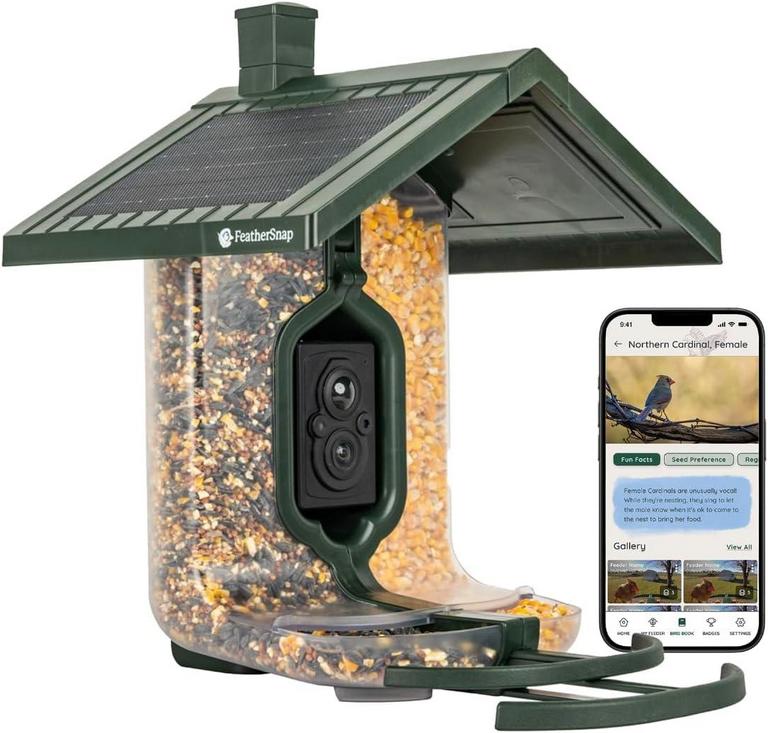FEATHERSNAP SOLAR BIRD FEEDER