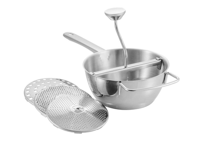 MCSUNLEY FOOD MILL SILVER