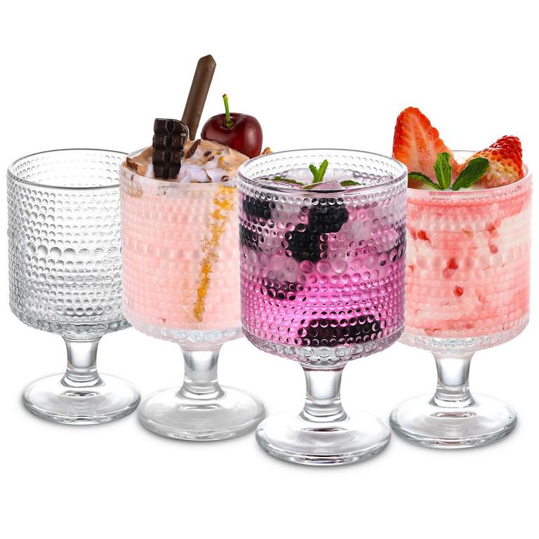 WHJY CUTE WINE GLASSES 8OZ 4PK
