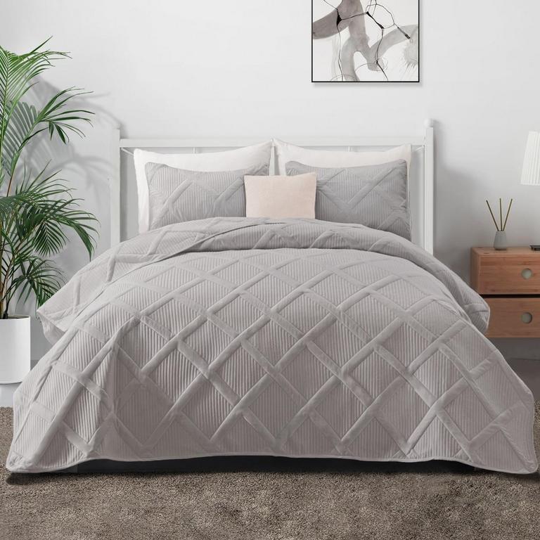 EXCLUSIVO MEZCLA KING QUILT SET 3PC
