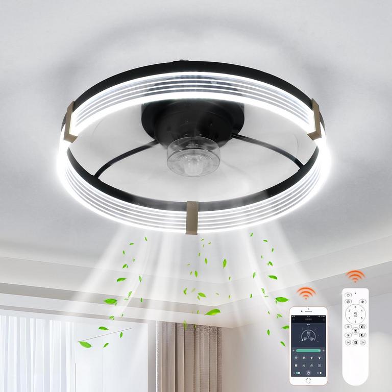 DAXGD 19.7IN CEILING FAN W/ LIGHT