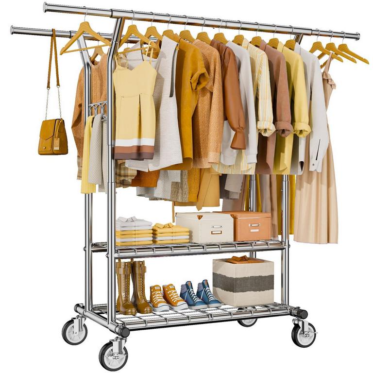 HYSEYY HEAVY DUTY CLOTHING RACK