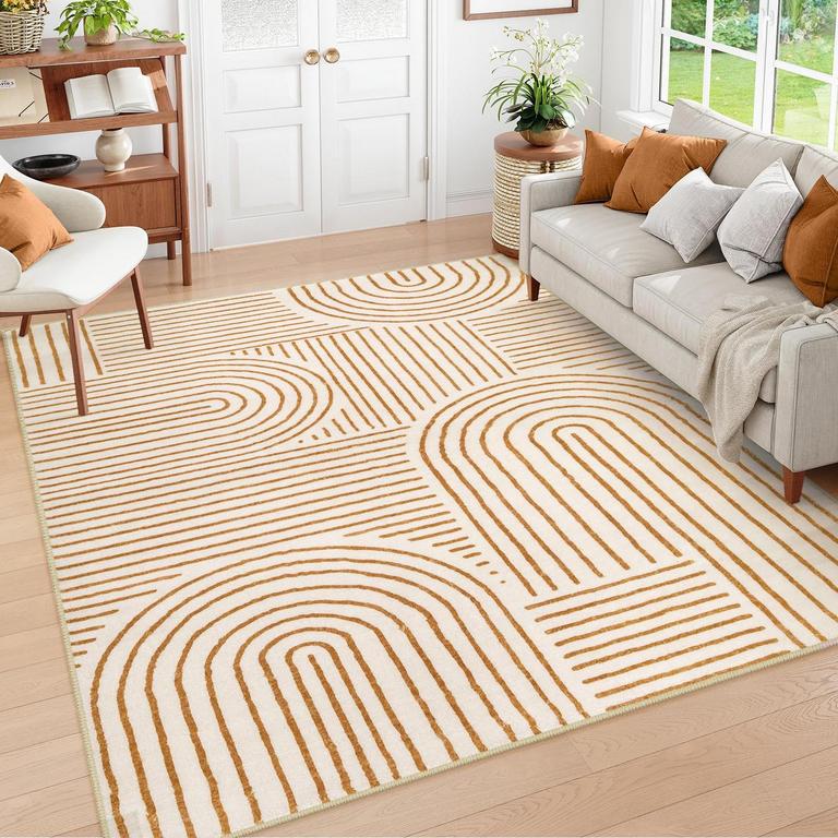 LAHOME 5FTX7FT RAINBOW RUG
