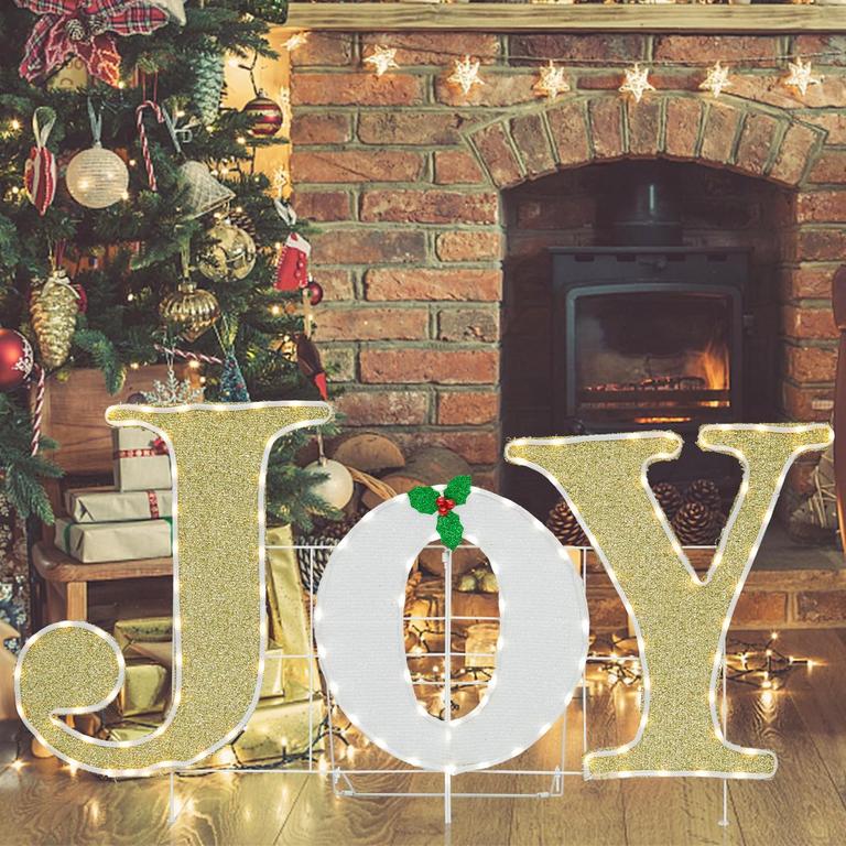 AFIRST 4FT CHRISTMAS JOY DECORATION 