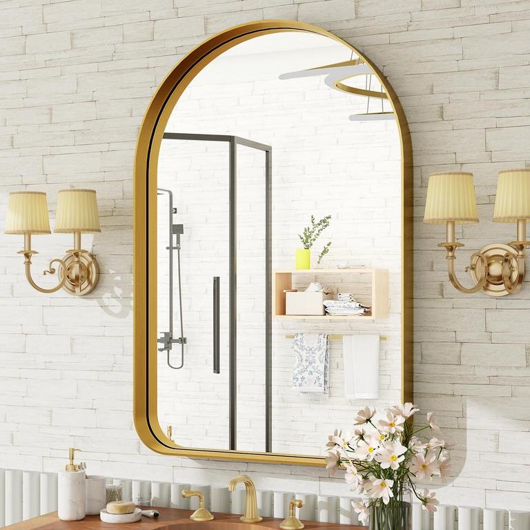 EASLY ARCHED MIRROR 36IN X 24IN