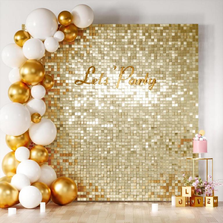 COKAOBE 30PCS 12IN SHIMMER BACKDROP