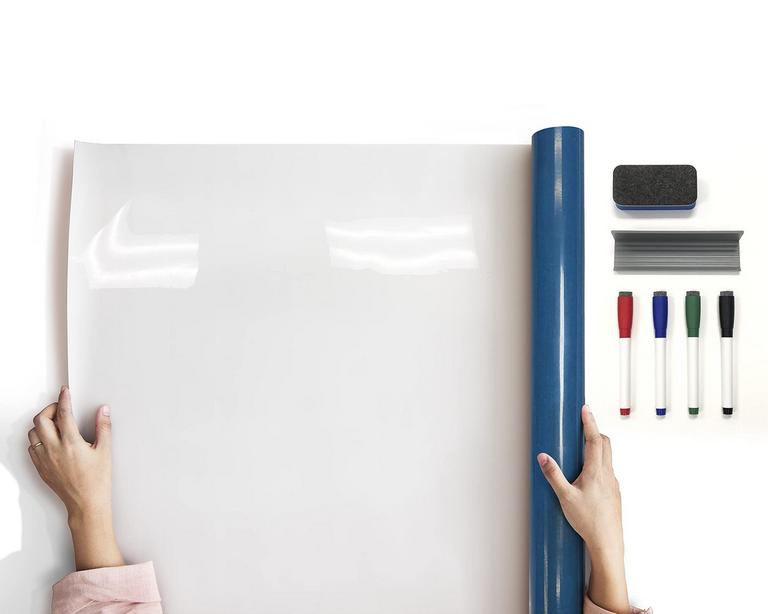 GREAT WHITE DRY ERASE WALLPAPER 2FT X 3FT