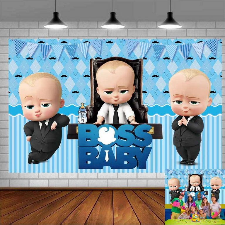 BAILINER BOSS BABY BACKDROP