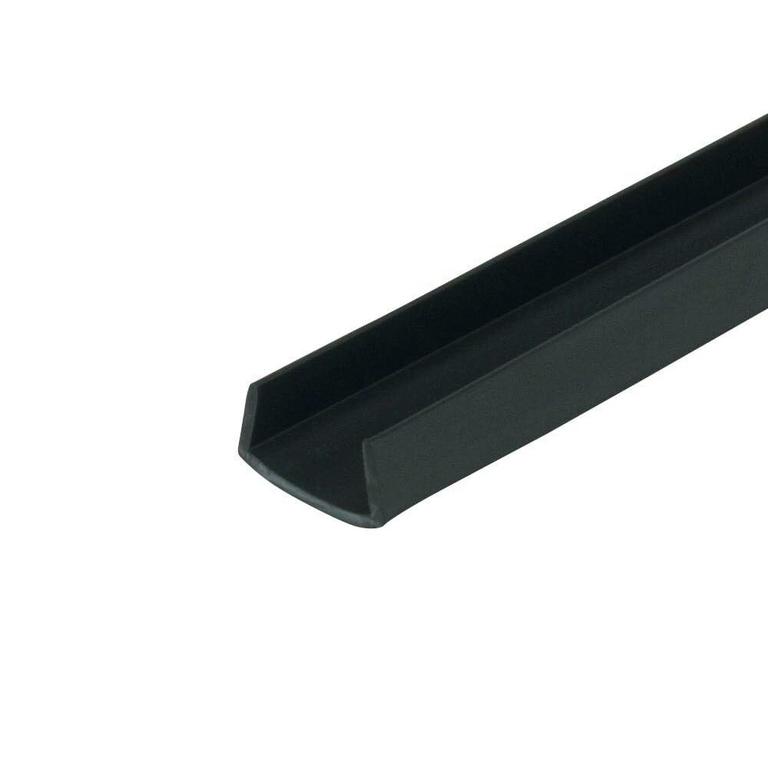 OUTWATER BLACK U-CHANNELS 36IN 4PK