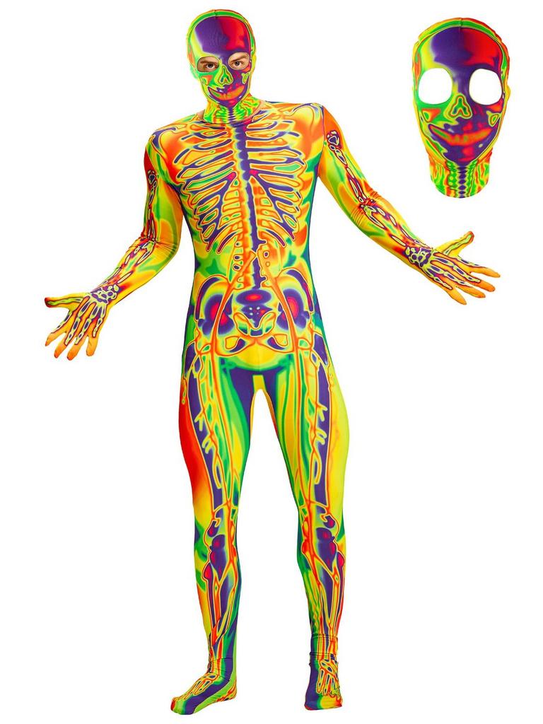 IKALI SKELETON MENS M COSTUME 