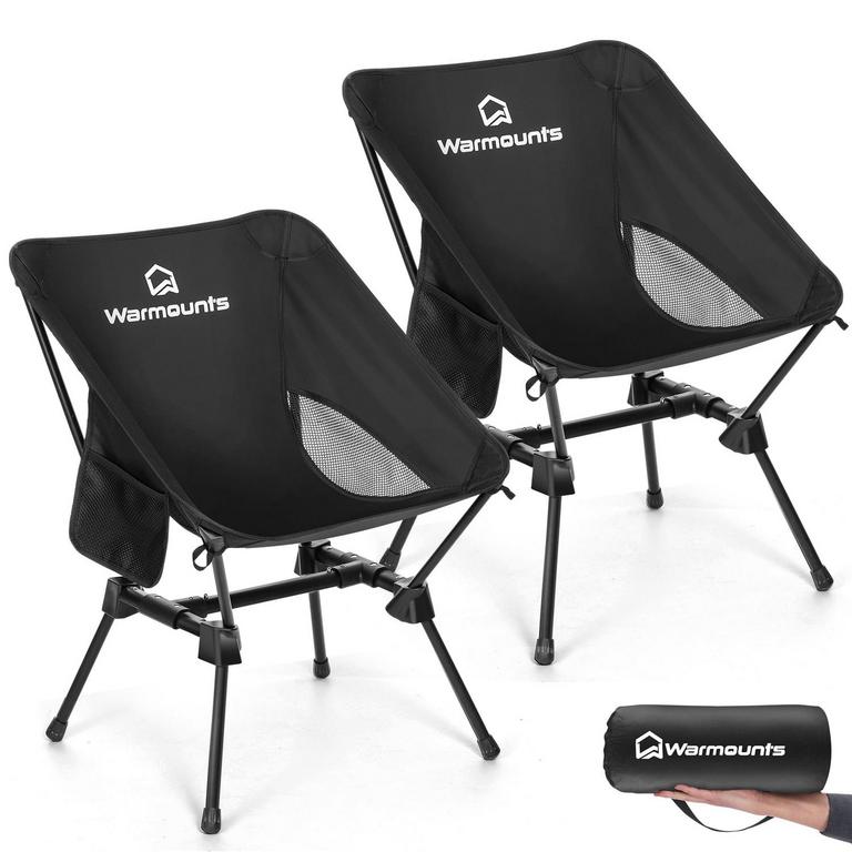 WARMOUNTS CAMPING CHAIRS 2PK