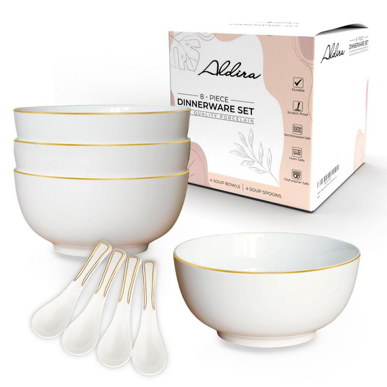 ALDIRA 6IN SOUP BOWLS SET