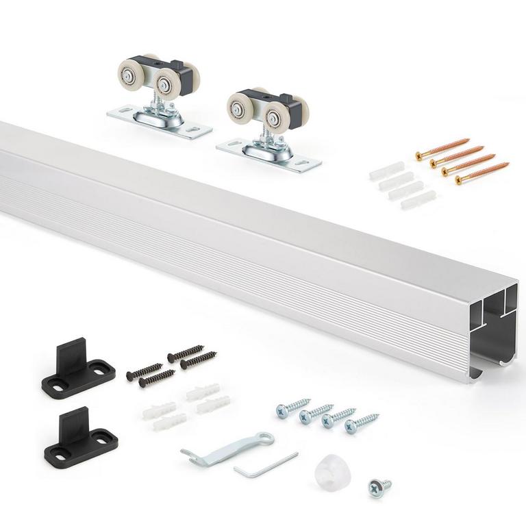 MAXXGEEK 5FT SLIDING POCKET DOOR HARDWARE KIT