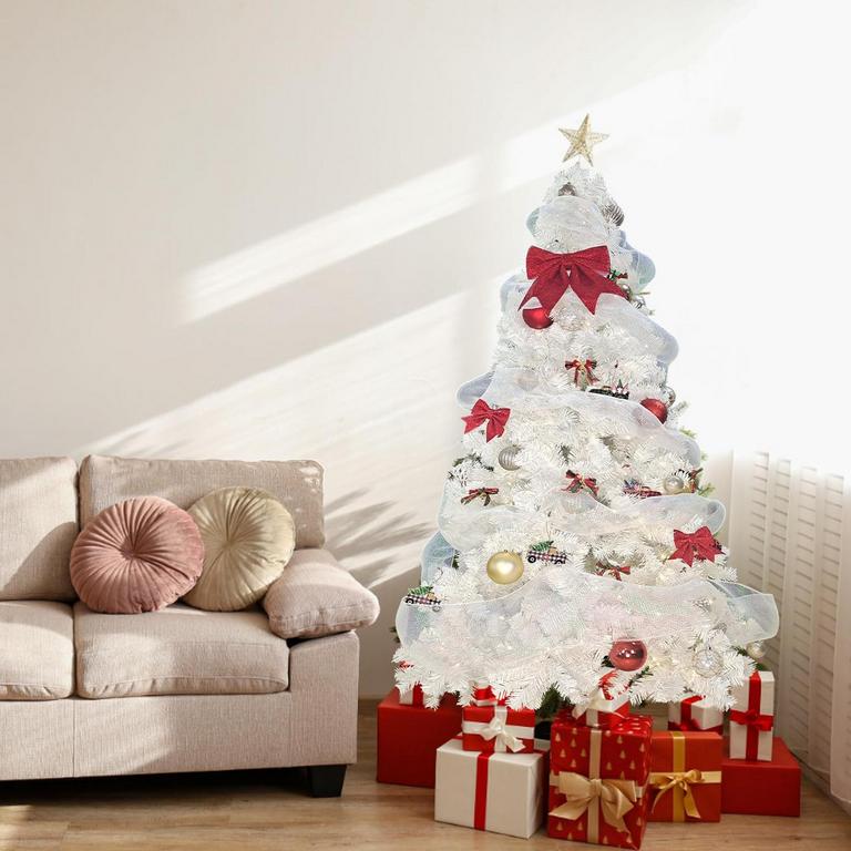 PTLSY 5FT WHITE CHRISTMAS TREE