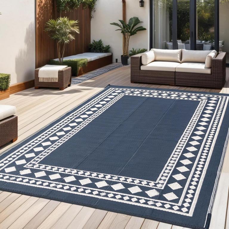 RURALITY OUTDOOR RUG 10FT X 8FT