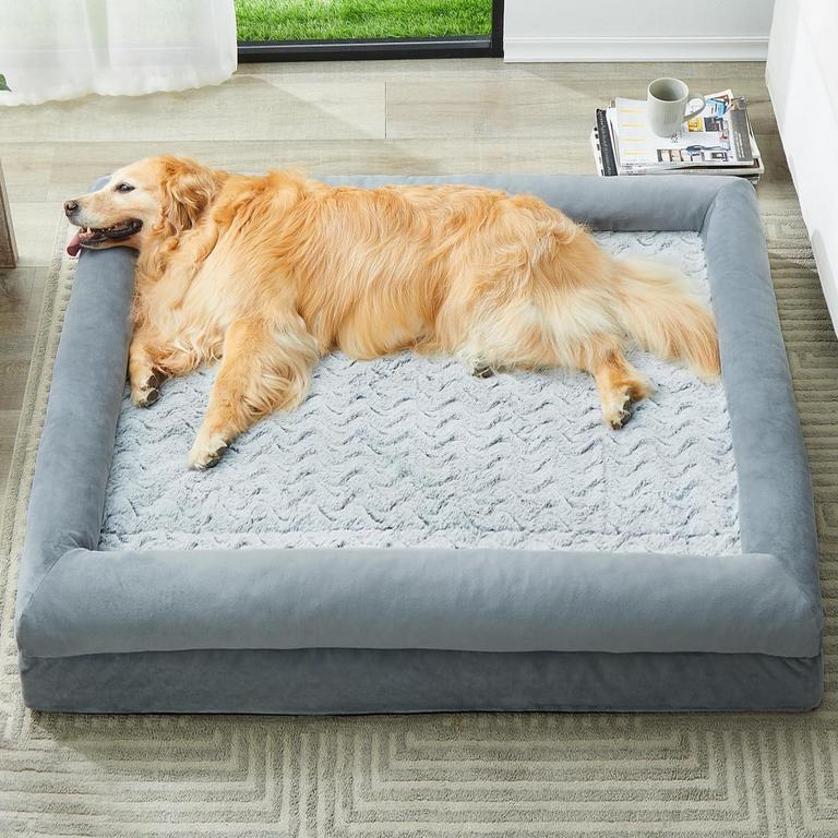 WNPETHOME XXL DOG BED GREY