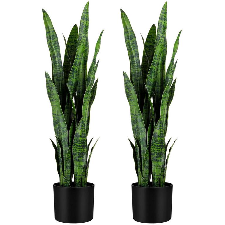 KOL 35IN FAUX SNAKE PLANTS 2PK