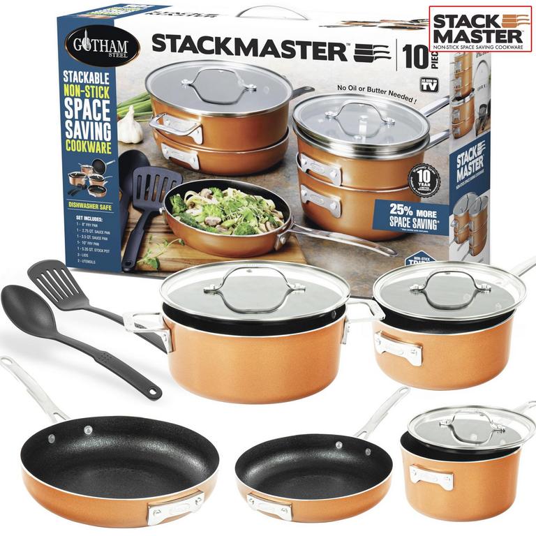 GOTHAM STEEL 10PC COOKWARE