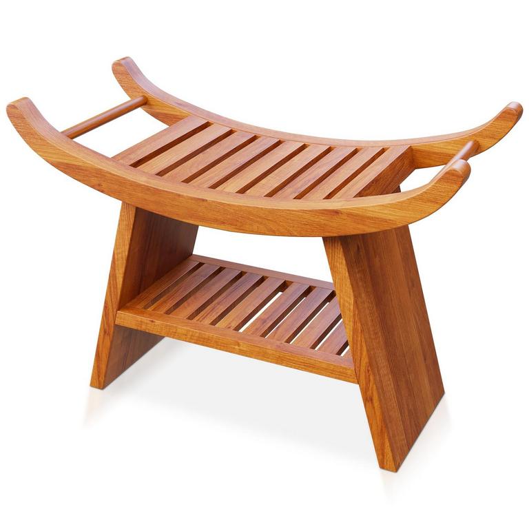 WOODRIDGE GROVE TEAK SHOWER BENCH