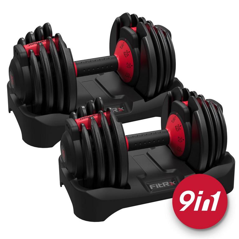 FITRX SMARTBELL DUMBBELLS 2PK 25LBS