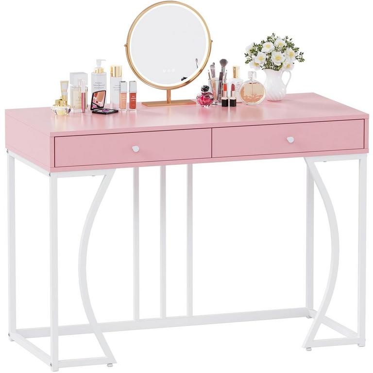WEEHOM VANITY DESK PINK