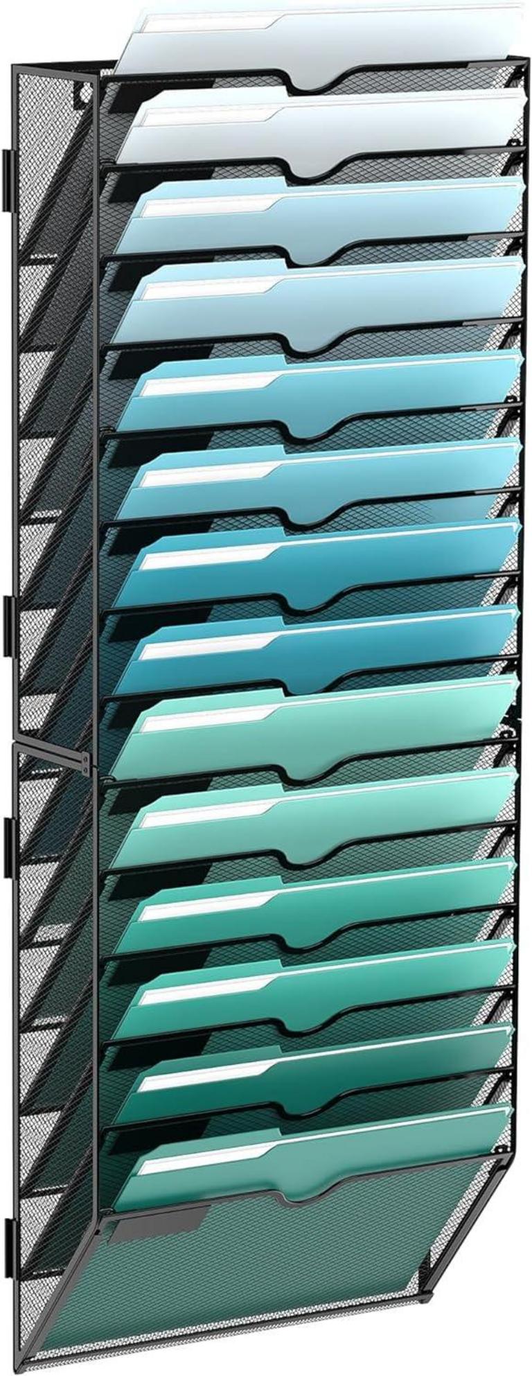 INTIGE 14-TIER WALL FILE ORGANIZER
