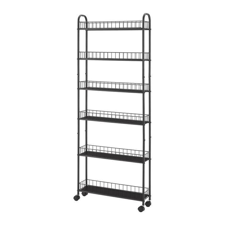 VFY 6TIER STORAGE CART BLACK