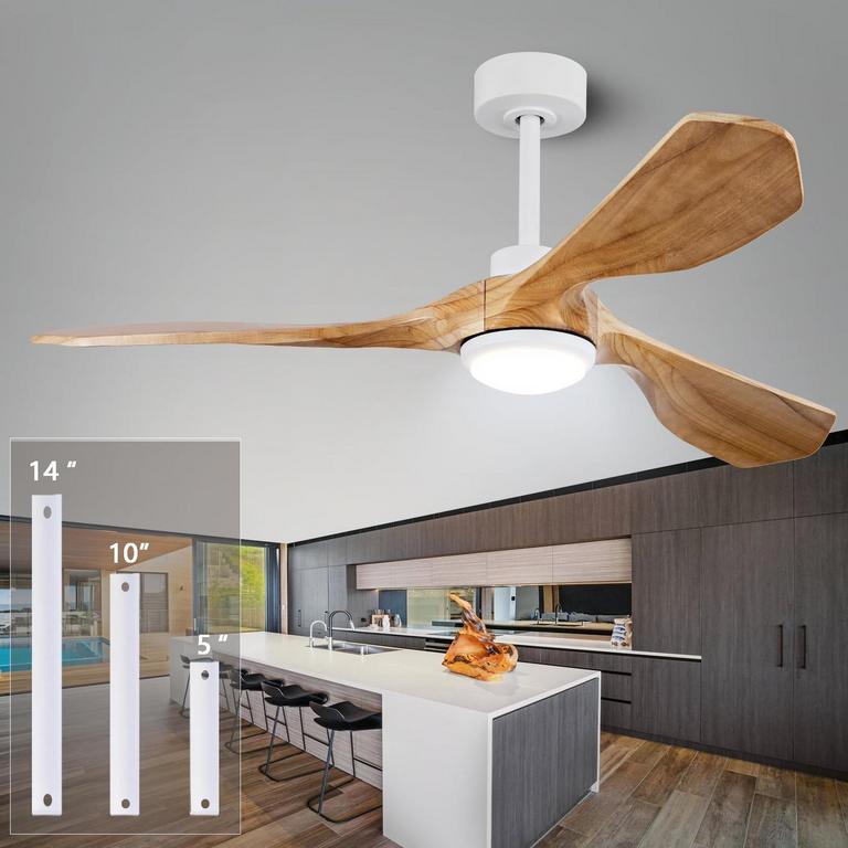 DUCREW 52IN CEILING FAN W/ LIGHT