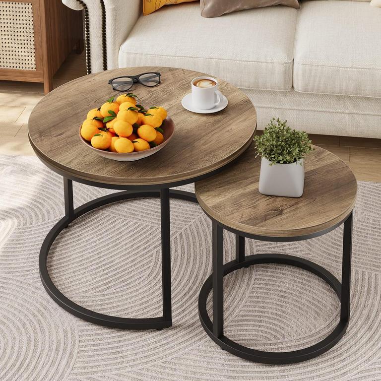 SMUXEE NESTING TABLES 23.6IN 2PK