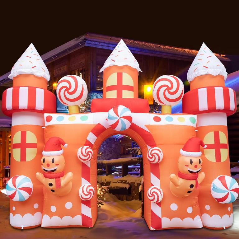 MAOYUE 14FT GINGERBREAD HOUSE INFLATABLE