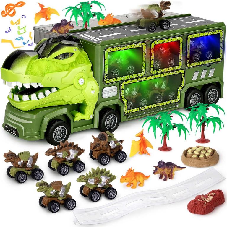 AYIEYILL DINOSAUR TRUCK TOY SET