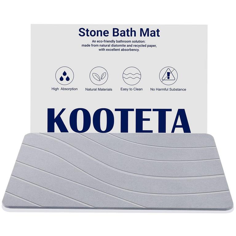 KOOTETA BATH MAT 23.5IN X 15IN