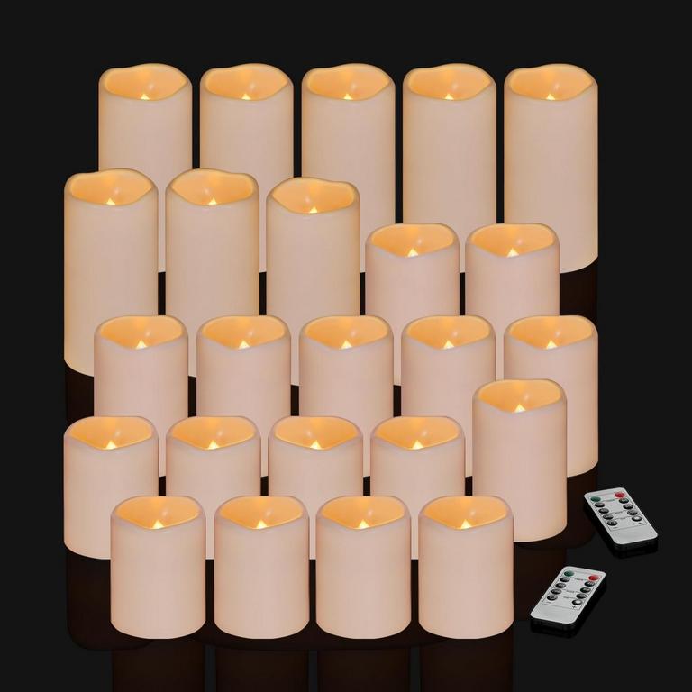 ARTMARRY FLAMELESS FLICKERING CANDLES 24PCS