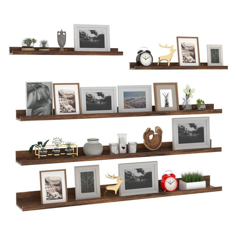 GIFTGARDEN 47"W FLOATING SHELF SET