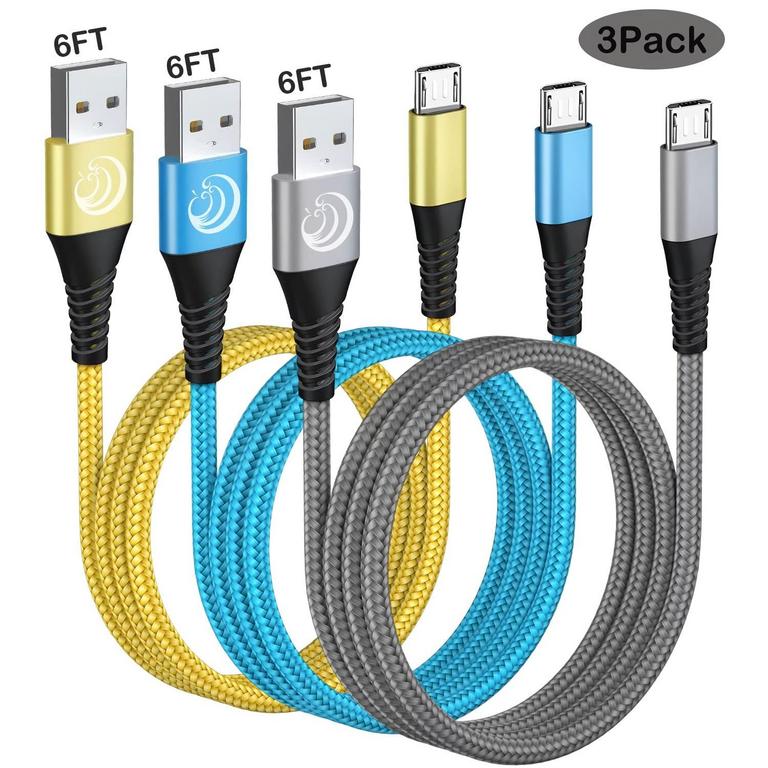 AIONEUS 3PK MICRO USB CABLE