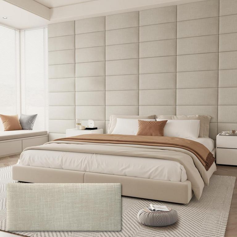 AMOVO UPHOLSTERED TWIN HEADBOARD