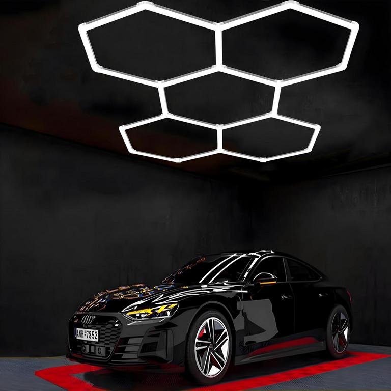 MAXZILLER 5 HEXAGON GARAGE LIGHT 24PK