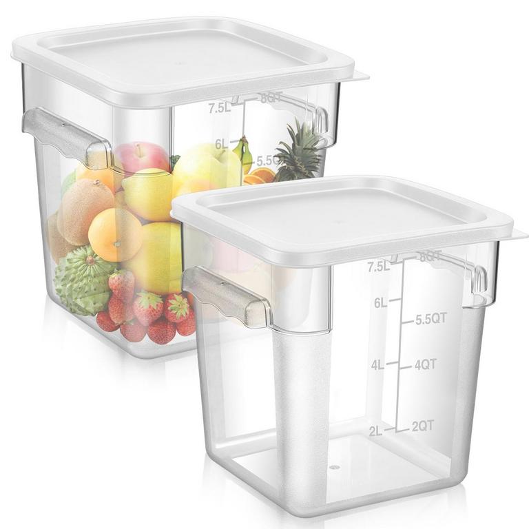FOLDTIER 8QT FOOD CONTAINERS 2PK